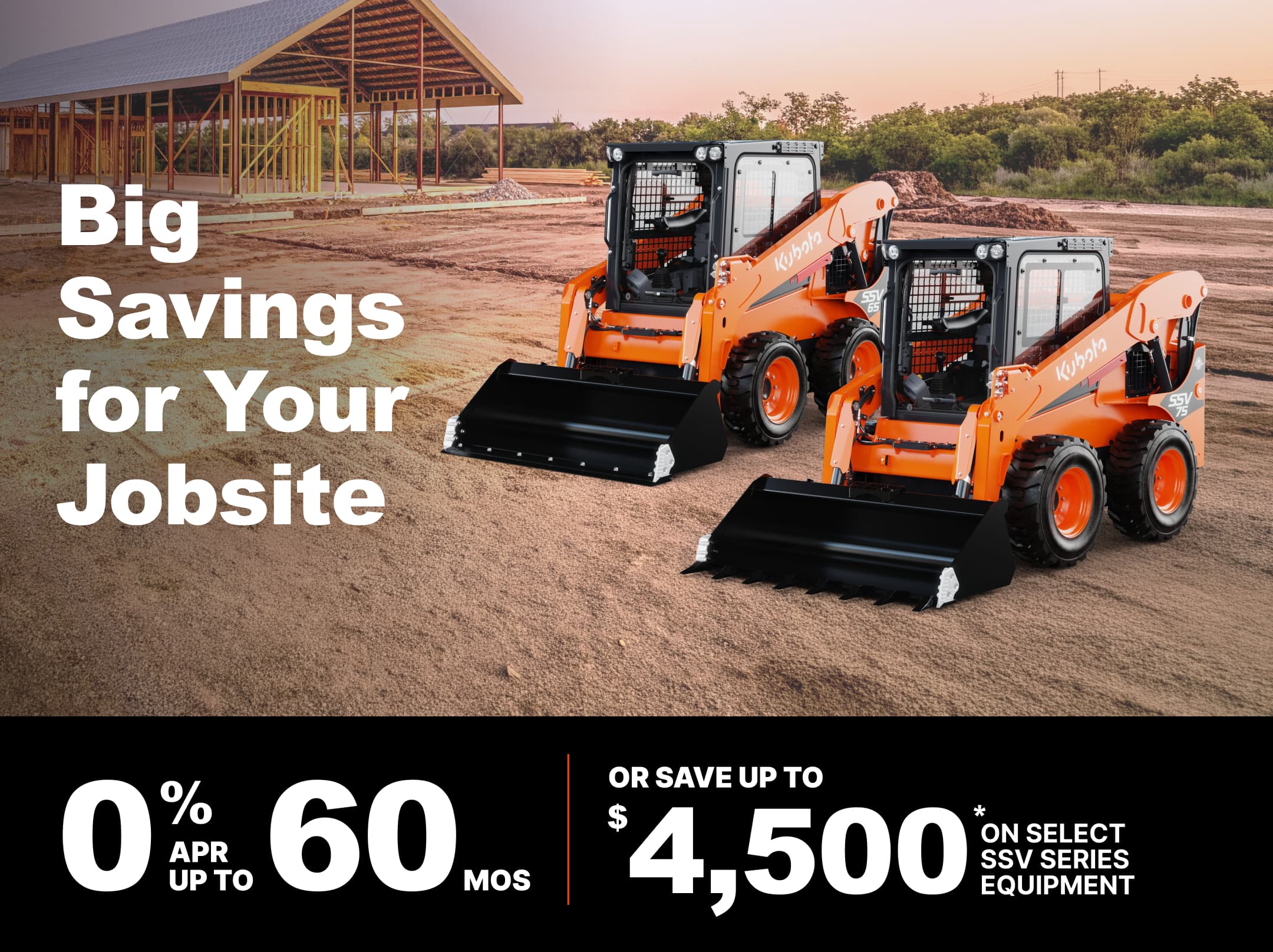 Save on Select SSV Series Skid Steers Save on Select SSV Series Skid Steers